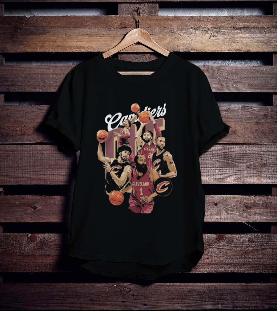 Cleveland Cavaliers NBA Basketball Star Players T-Shirt