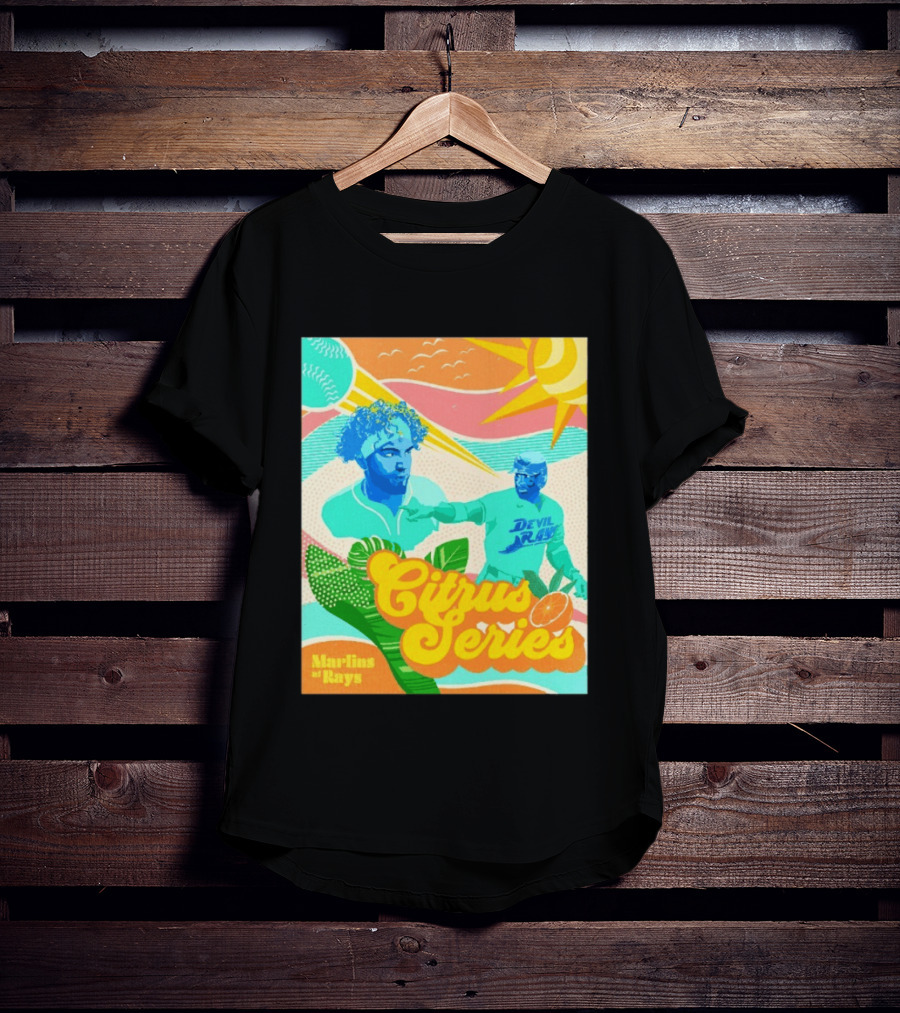 Citrus Series Miami Marlins Tampa Bay Devil Rays T-Shirt