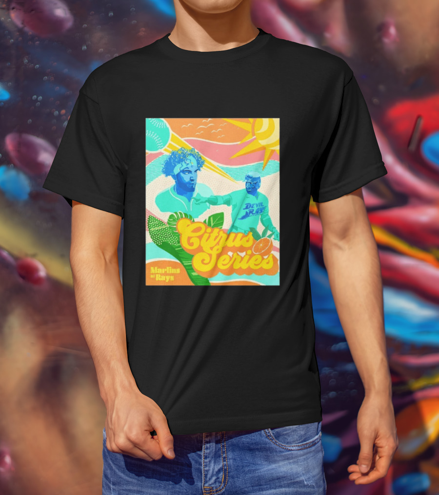 Citrus Series Miami Marlins Tampa Bay Devil Rays T-Shirt