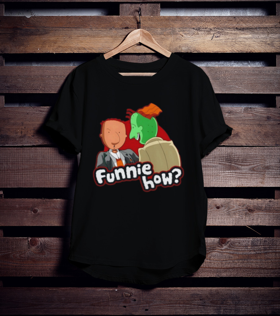 Doug Funnie Funny How Animated Series Characters Meeting T-Shirt