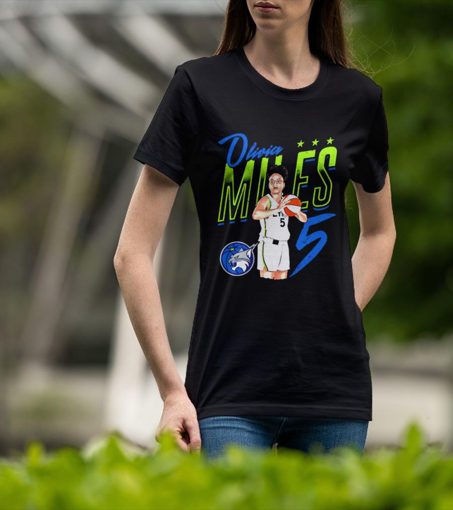 Olivia Miles Minnesota Lynx 5 Star Player T-Shirt