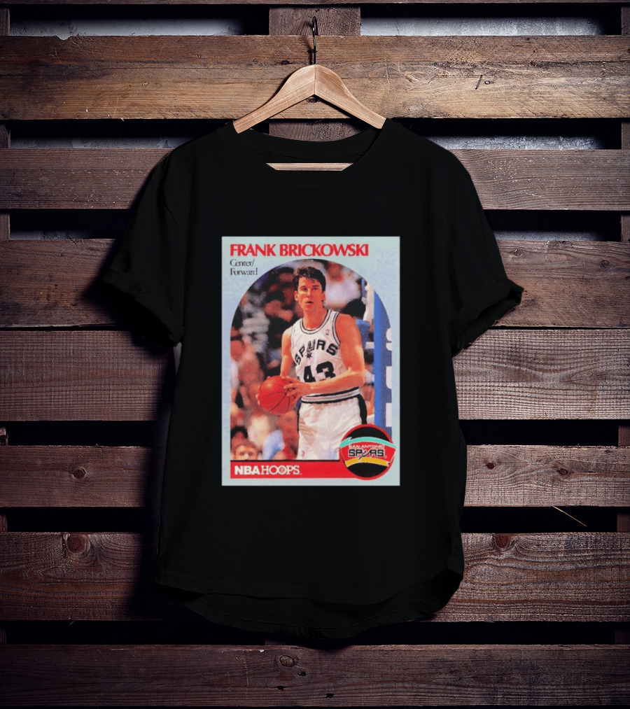 Frank Brickowski Center Forward San Antonio Spurs NBA Hoops T-Shirt