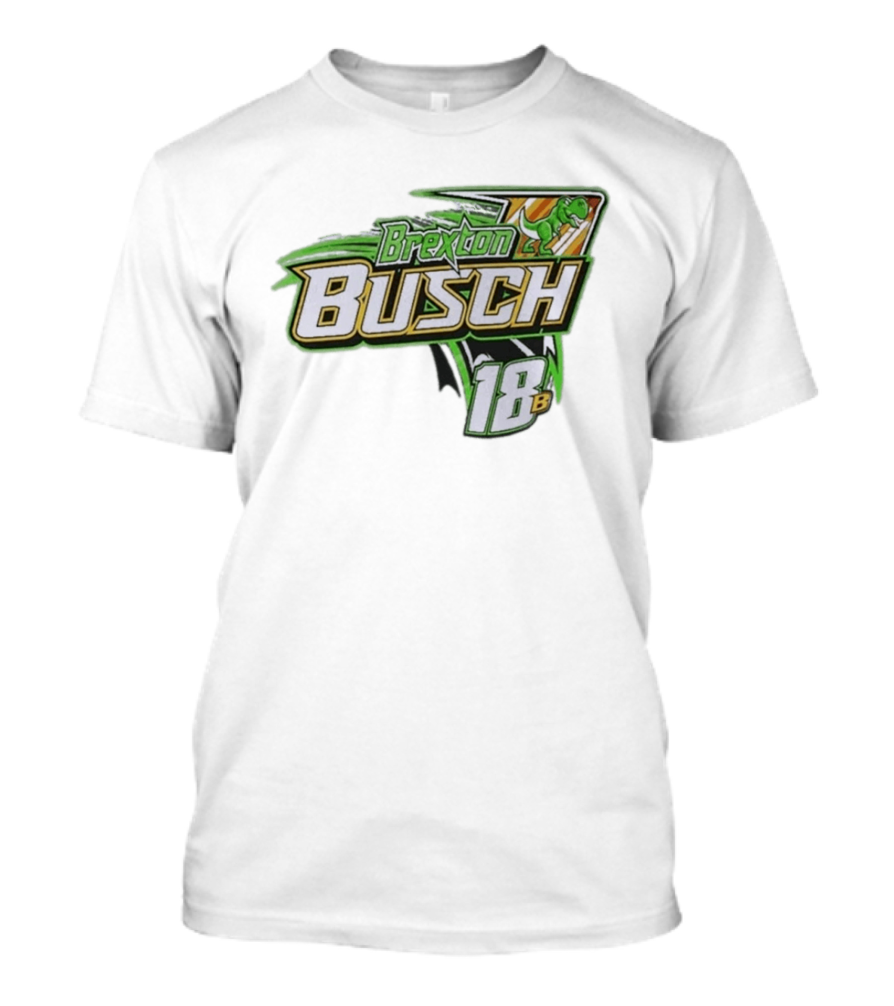 Brexton Busch 18B Dinosaur Racing T-Shirt