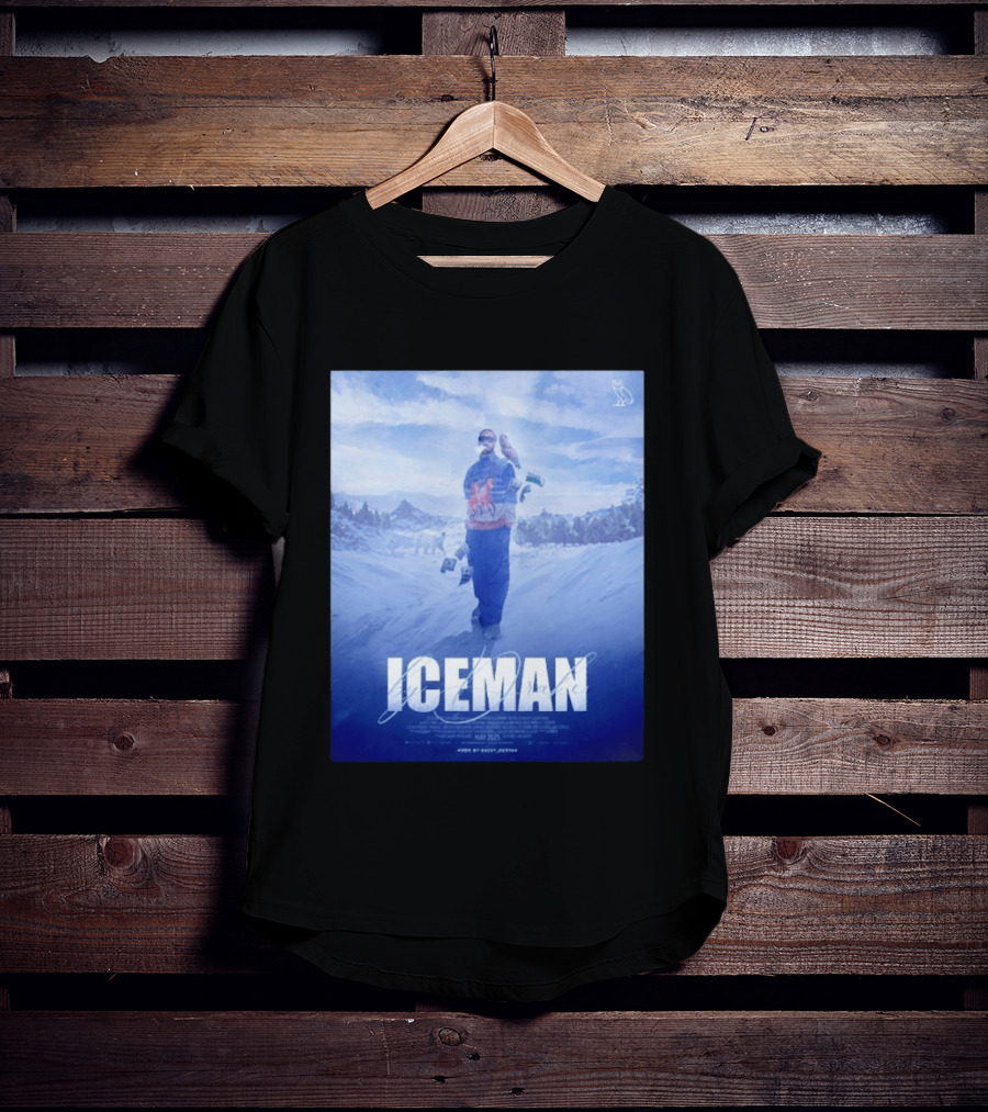 ICEMAN By Drake Featuring Saint Justin OVO Collaboration 2025 Winter Snowy Landscape T-Shirt