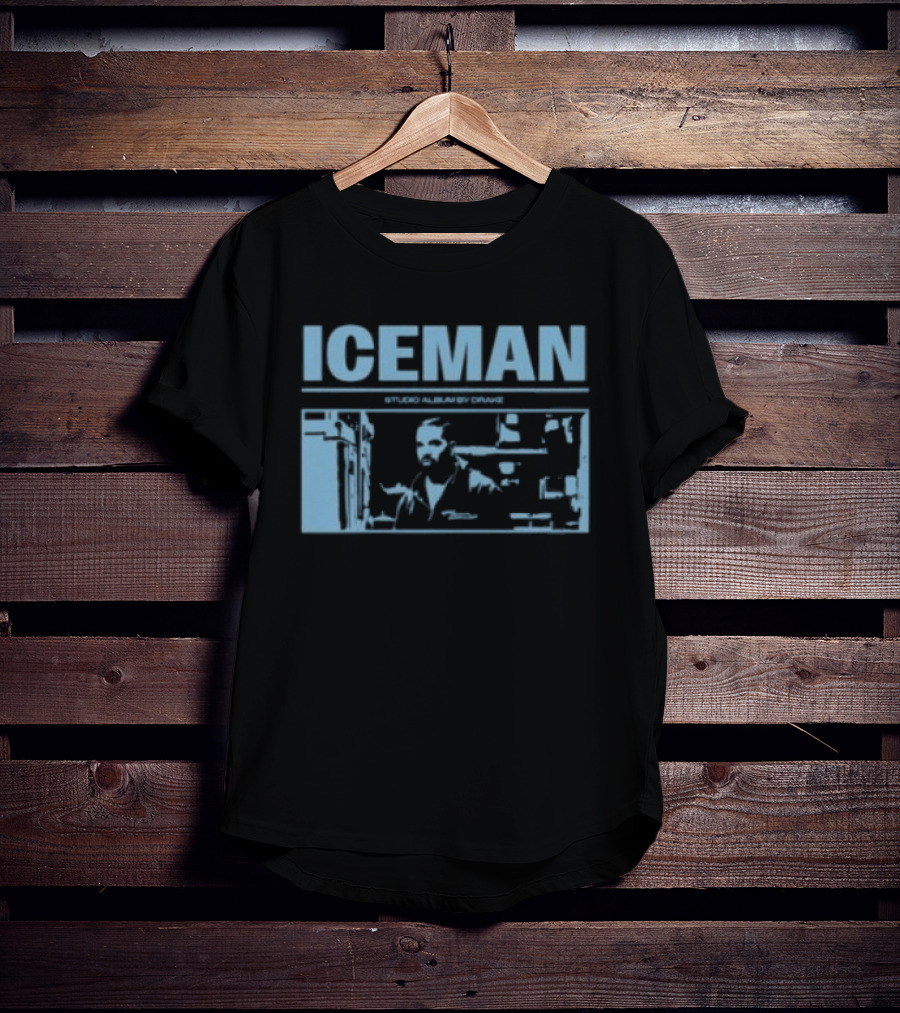 ICEMAN Studio Album By Drake Blueprint T-Shirt