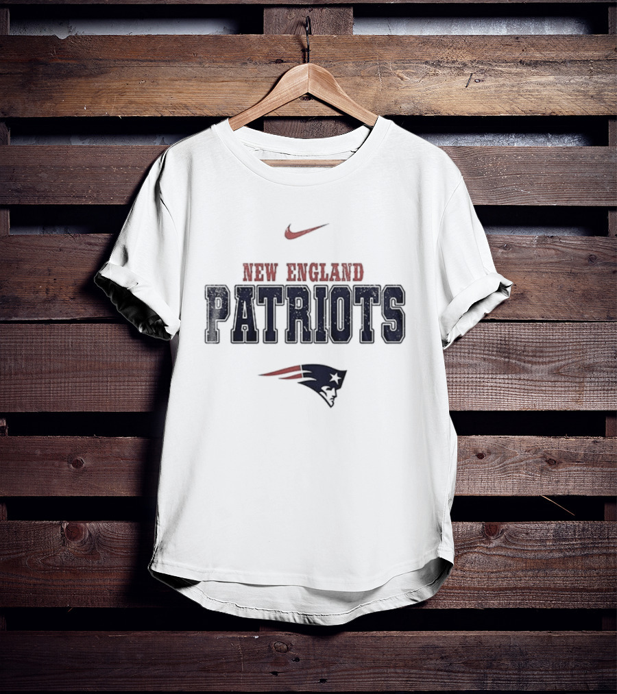 New England Patriots Forever Skull Trucker Nike T-Shirt