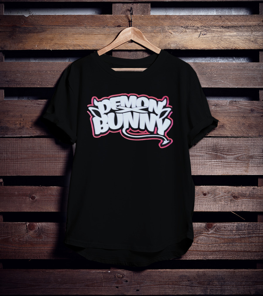 Demon Bunny Devil Horns Tail T-Shirt