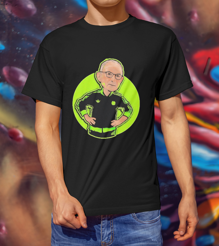 Martin O'Neill Nottingham Forest Manager Iconic Tracksuit T-Shirt