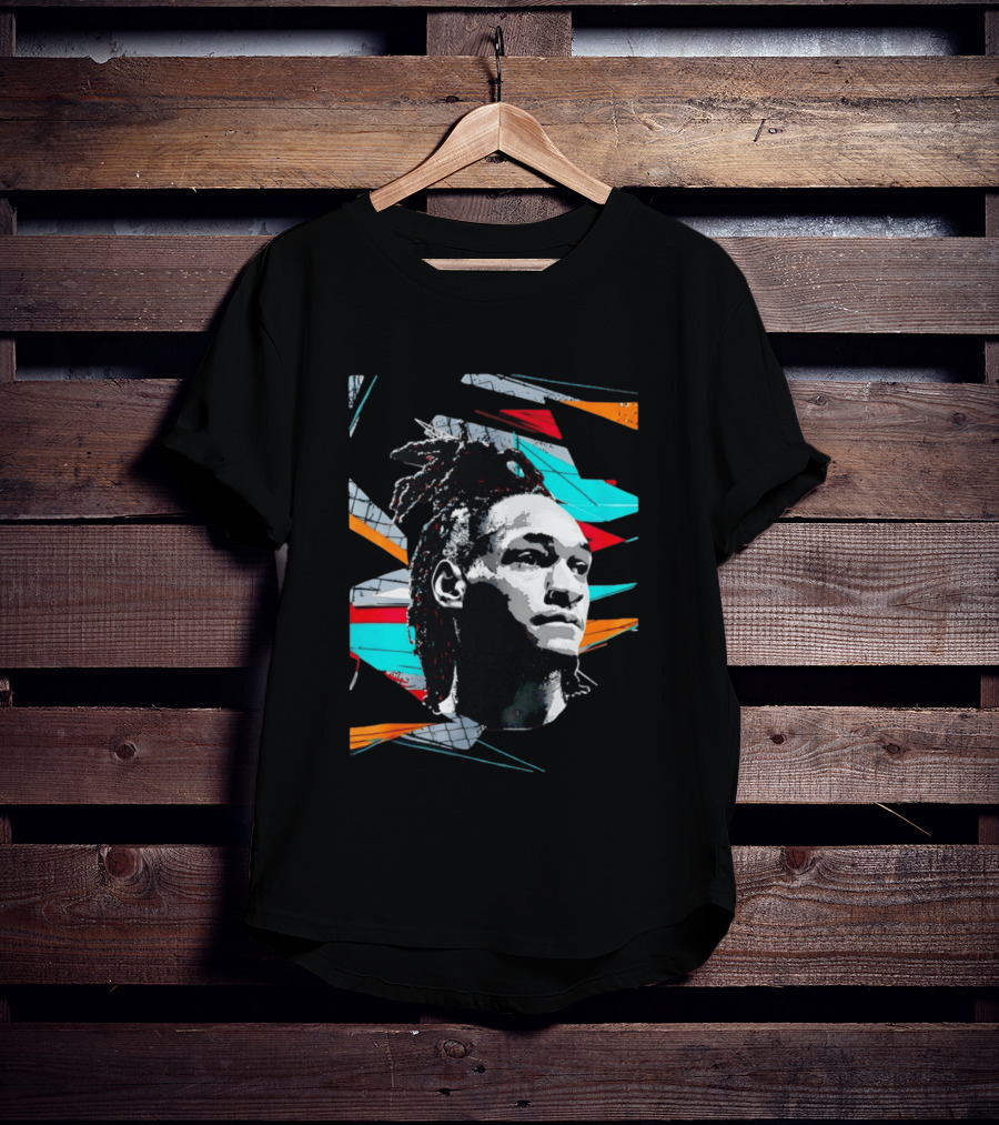 Derrick White San Antonio Spurs Player Colorful Pop T-Shirt
