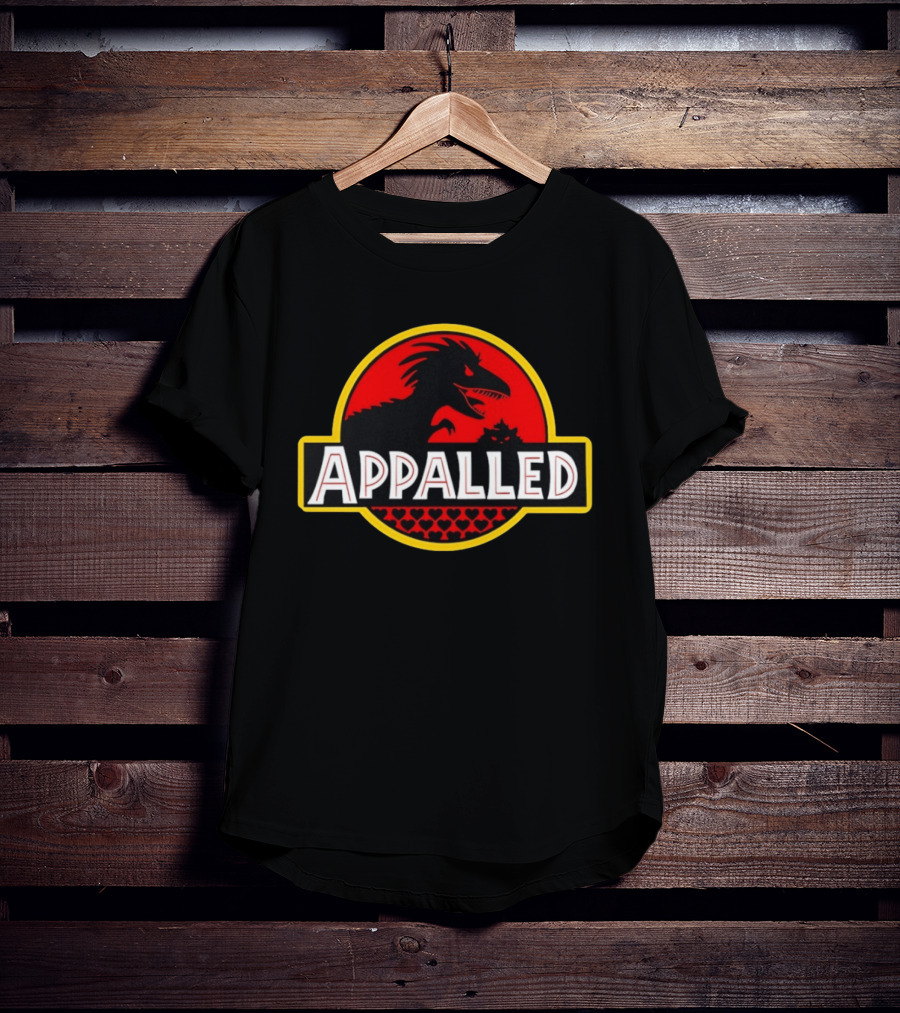 Jurassic Park Dinosaur Appalled Parody With Mongo T-Shirt