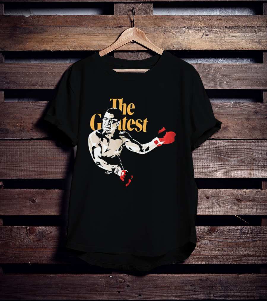 The Greatest Muhammad Ali Red Gloves Boxer T-Shirt