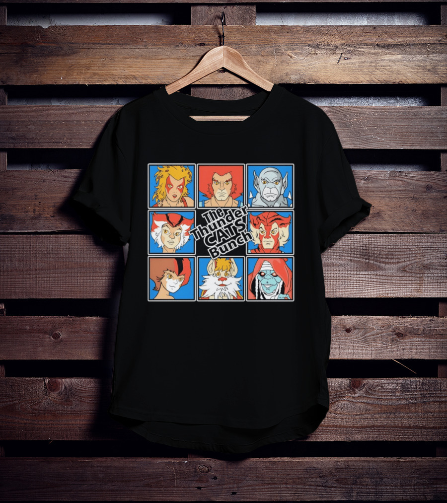 The ThunderCats Bunch Characters Classic Cartoon Collaboration T-Shirt