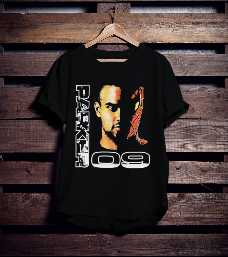Parker 09 Spiderman San Antonio Spurs T-Shirt