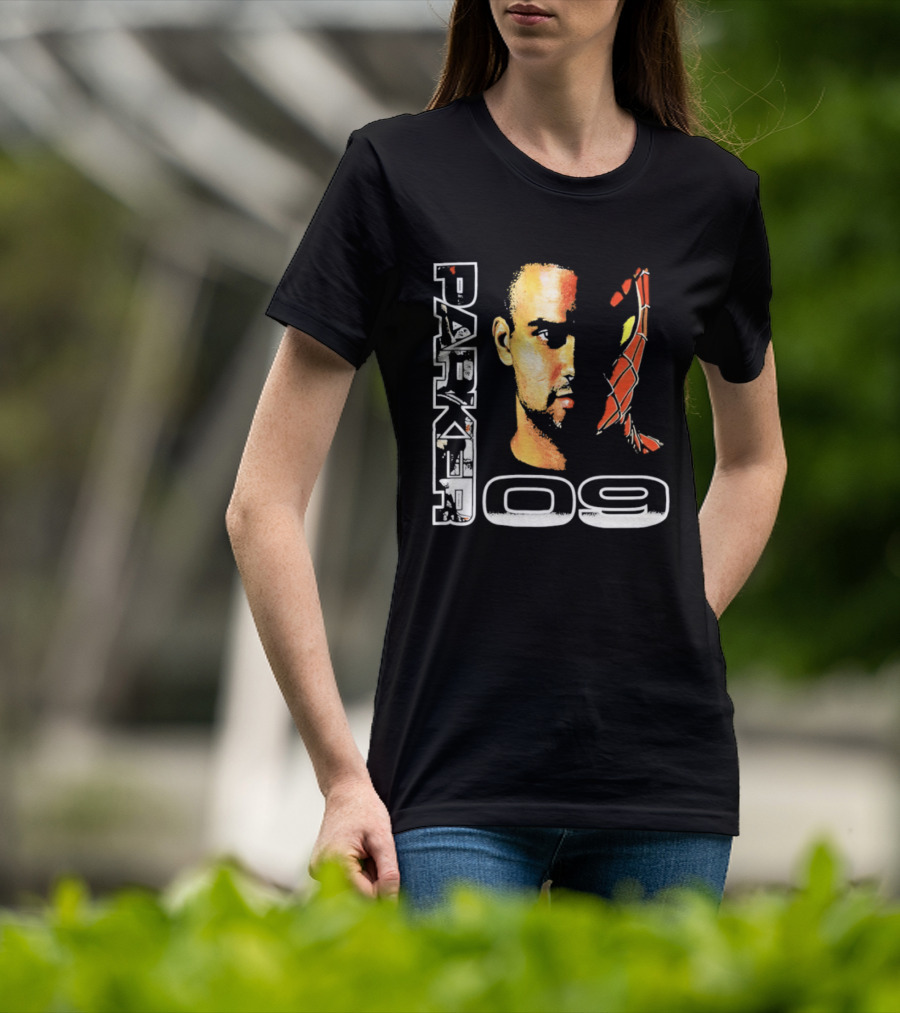 Parker 09 Spiderman San Antonio Spurs T-Shirt