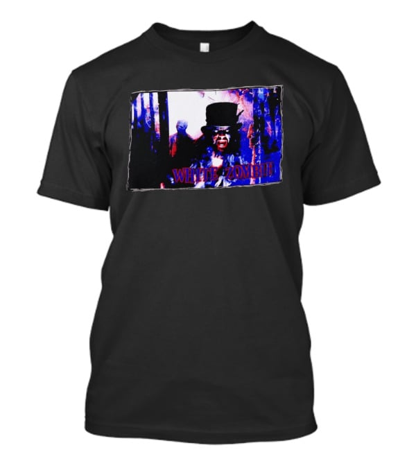 White Zombie Horror Aesthetic Band Cover T-Shirt