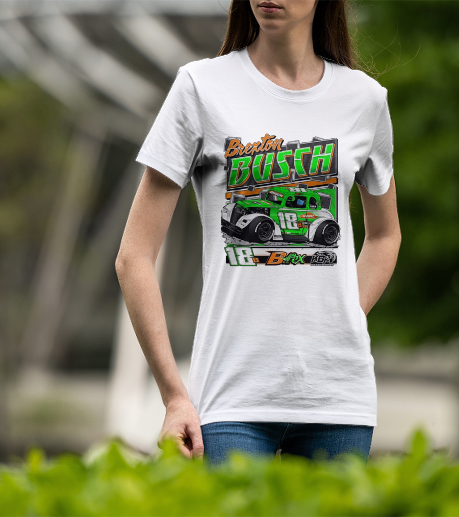 Brexton Busch 18 B Rex KBM Race Car Graphic 2026 T-Shirt