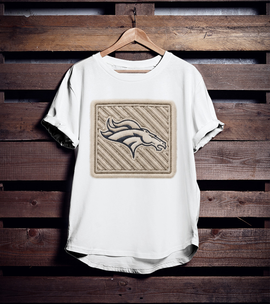 Broncos 2026 Training Camp Hat Patch With Embroidered Horse T-Shirt