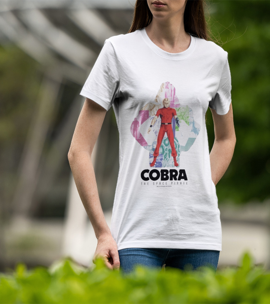 Cobra The Space Pirate Manga Vintage Collage T-Shirt