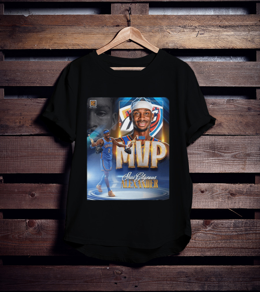 Shai Gilgeous Alexander MVP NBA 2024 Oklahoma City Thunder T-Shirt