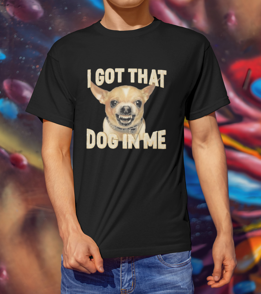 Kike Hernandez I Got That Dog In Me Chihuahua Face T-Shirt