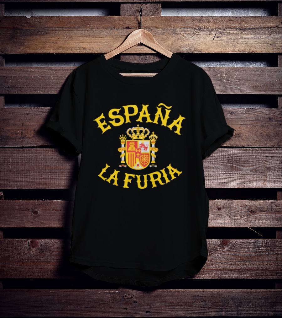 España La Furia Spanish Coat Of Arms Crest Plus Ultra T-Shirt