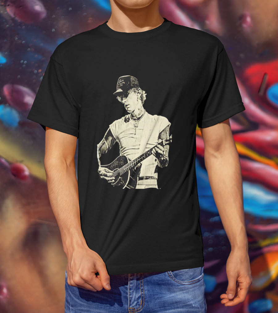 Machine Gun Kelly Americana Tour 2026 Vintage Guitar T-Shirt