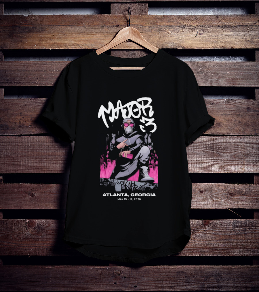 Major 3 Atlanta Georgia May 16 17 2026 Street T-Shirt