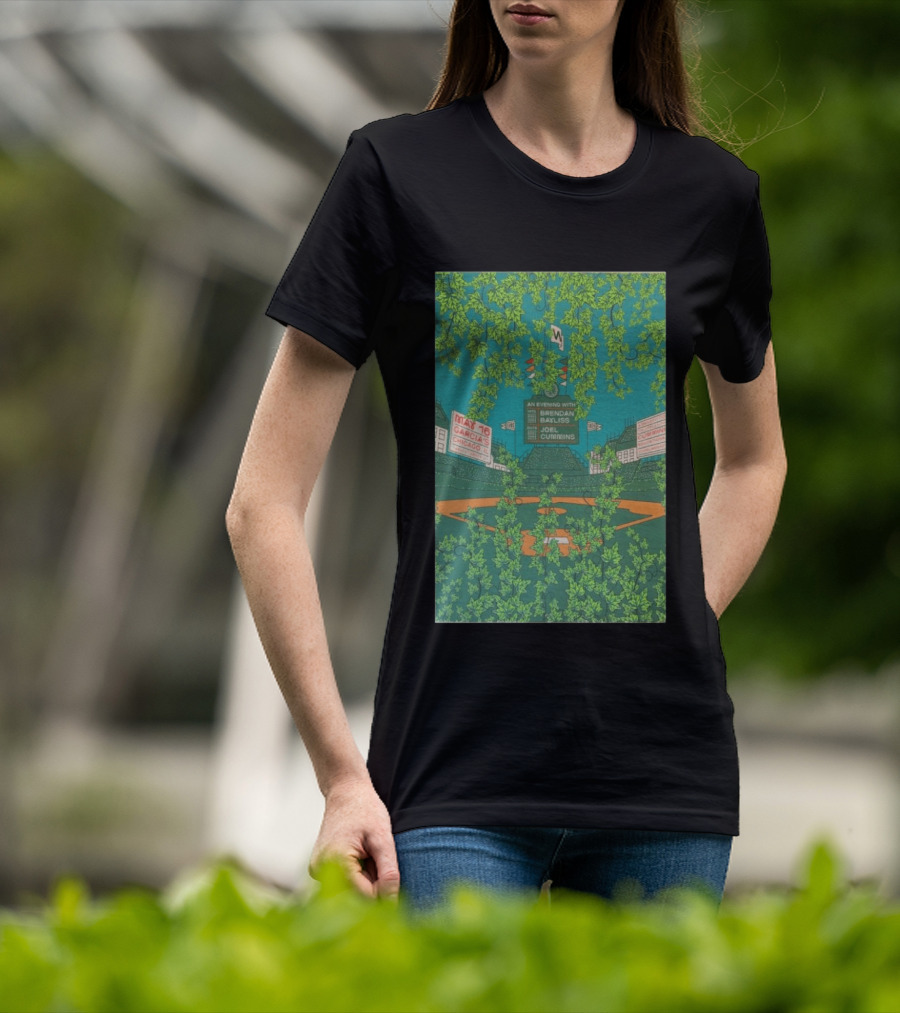 Umphrey's McGee An Evening With Brendan Bayliss Joel Cummins Garcia's Chicago IL May 16 Baseball Field T-Shirt