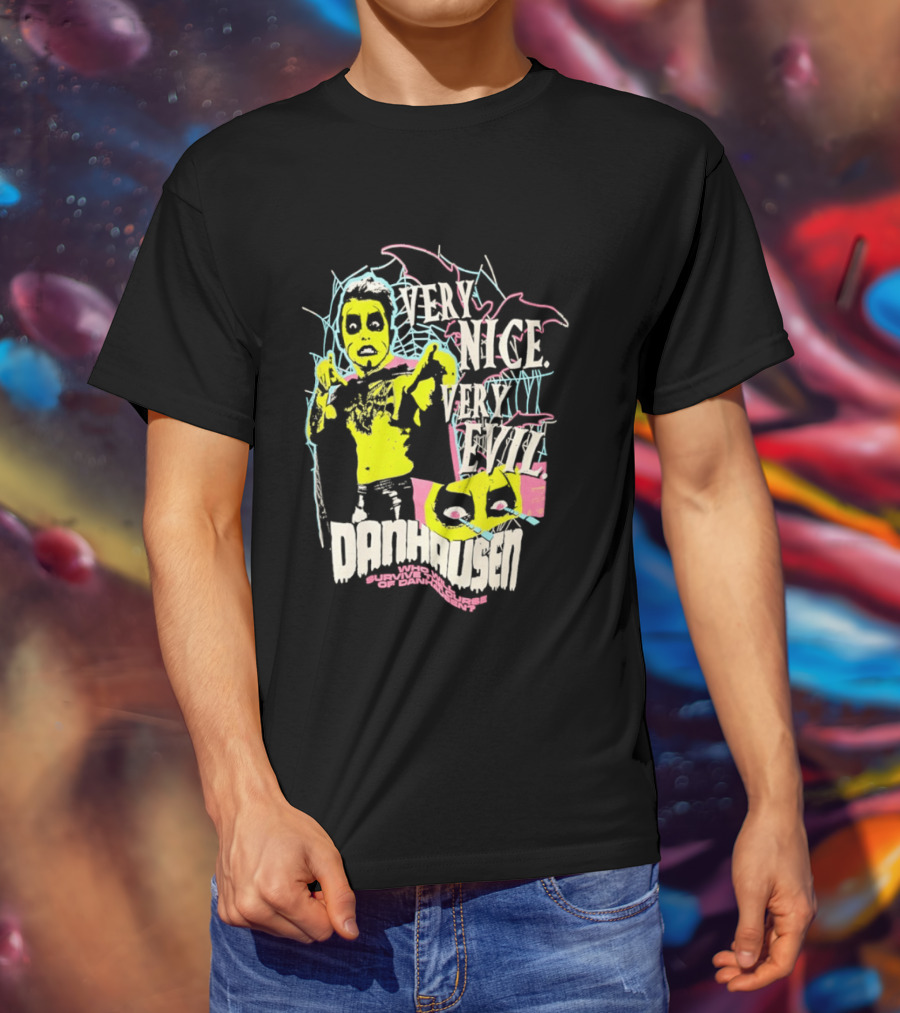 Danhausen Very Nice Very Evil Yellow Cartoon T-Shirt