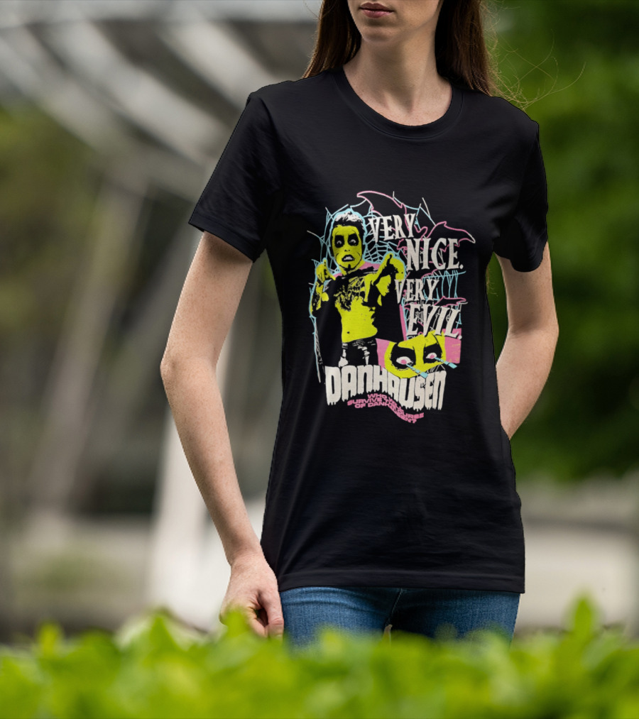 Danhausen Very Nice Very Evil Yellow Cartoon T-Shirt