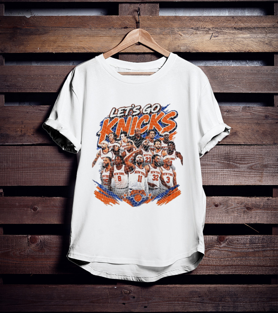 Let's Go Knicks New York Knicks Basketball 2026 Team Players T-Shirt