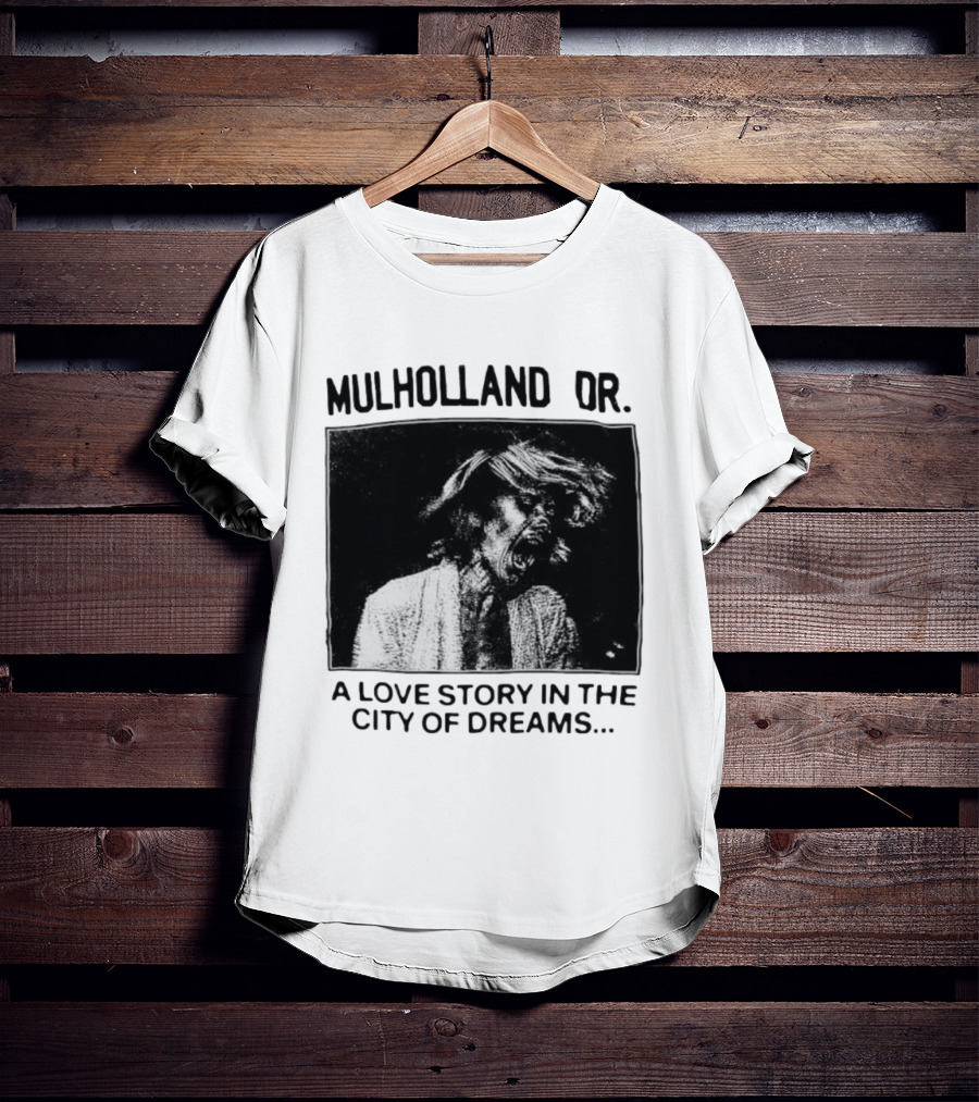 Mulholland Dr. A Love Story In The City Of Dreams Vintage Noir Aesthetic T-Shirt
