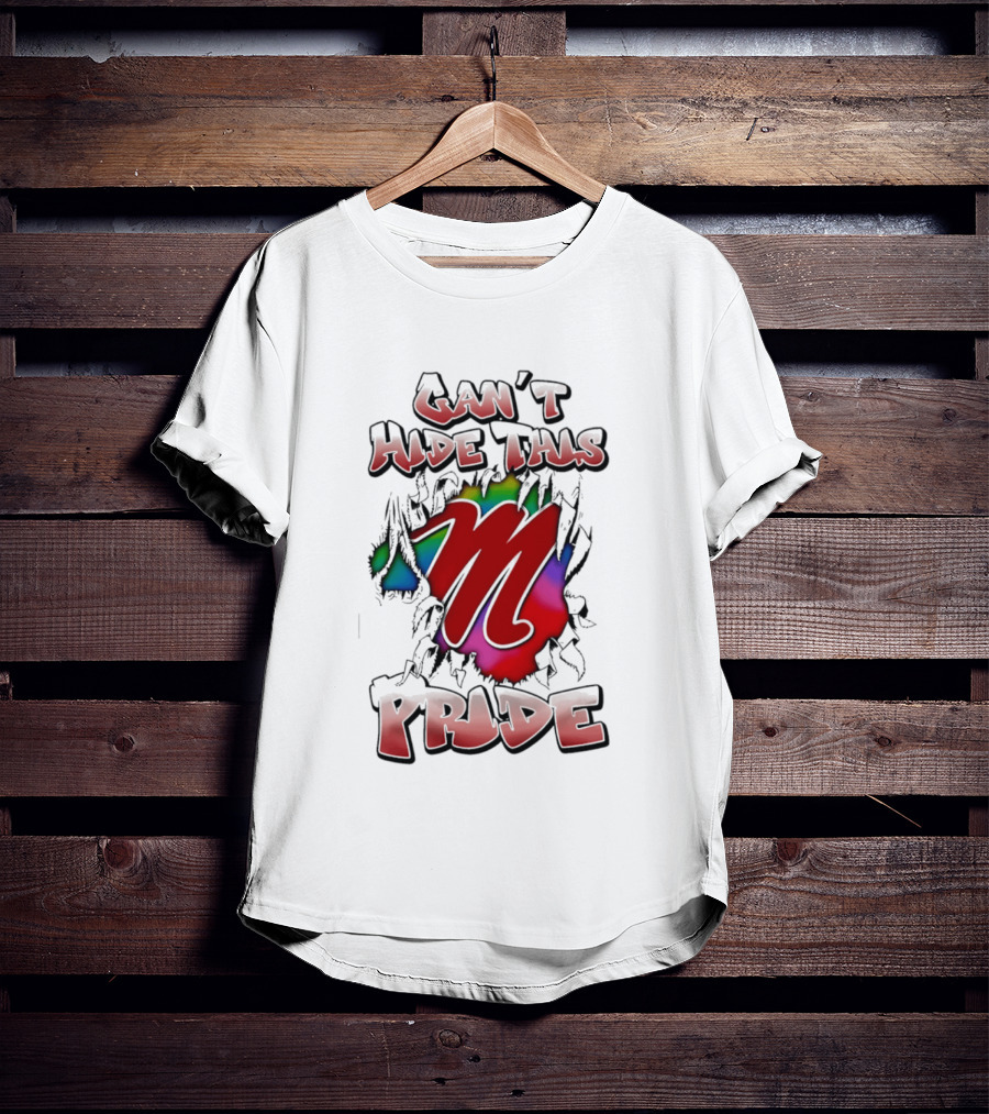 Can't Hide This Pride Ole Miss Rebels M T-Shirt