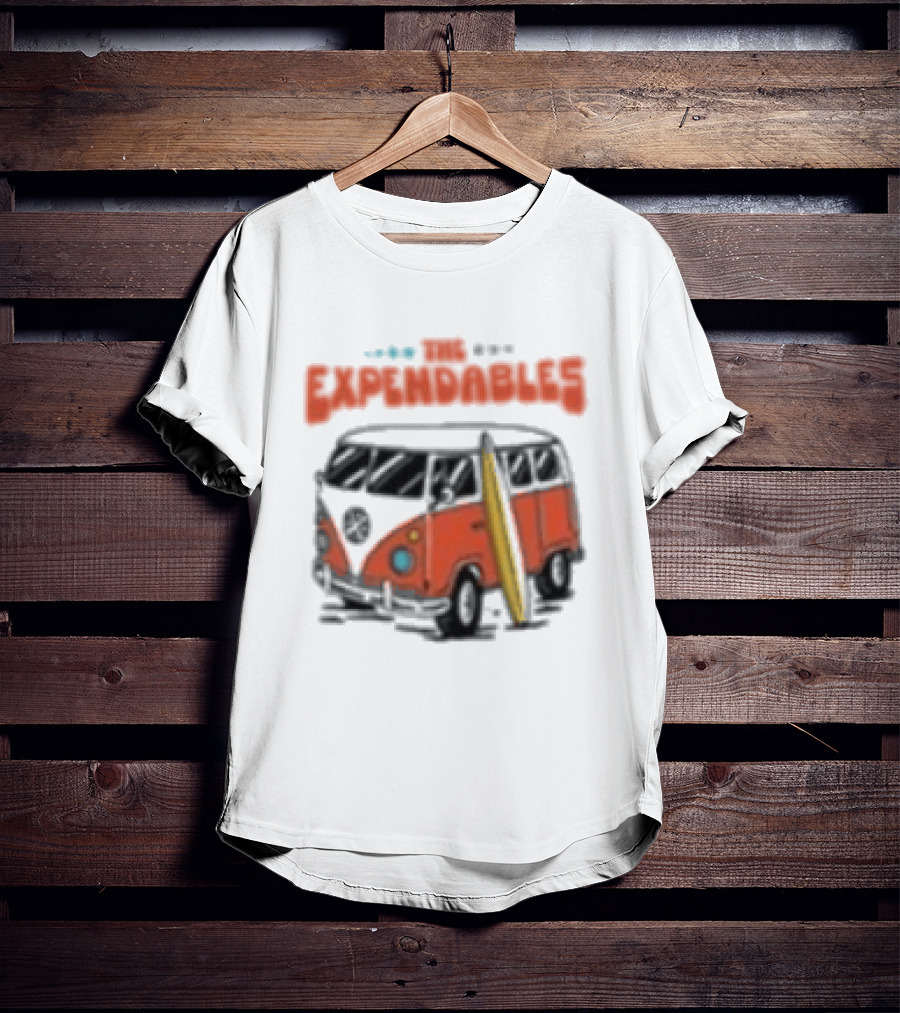 The Expendables Surfer Van Santa Cruz CA T-Shirt