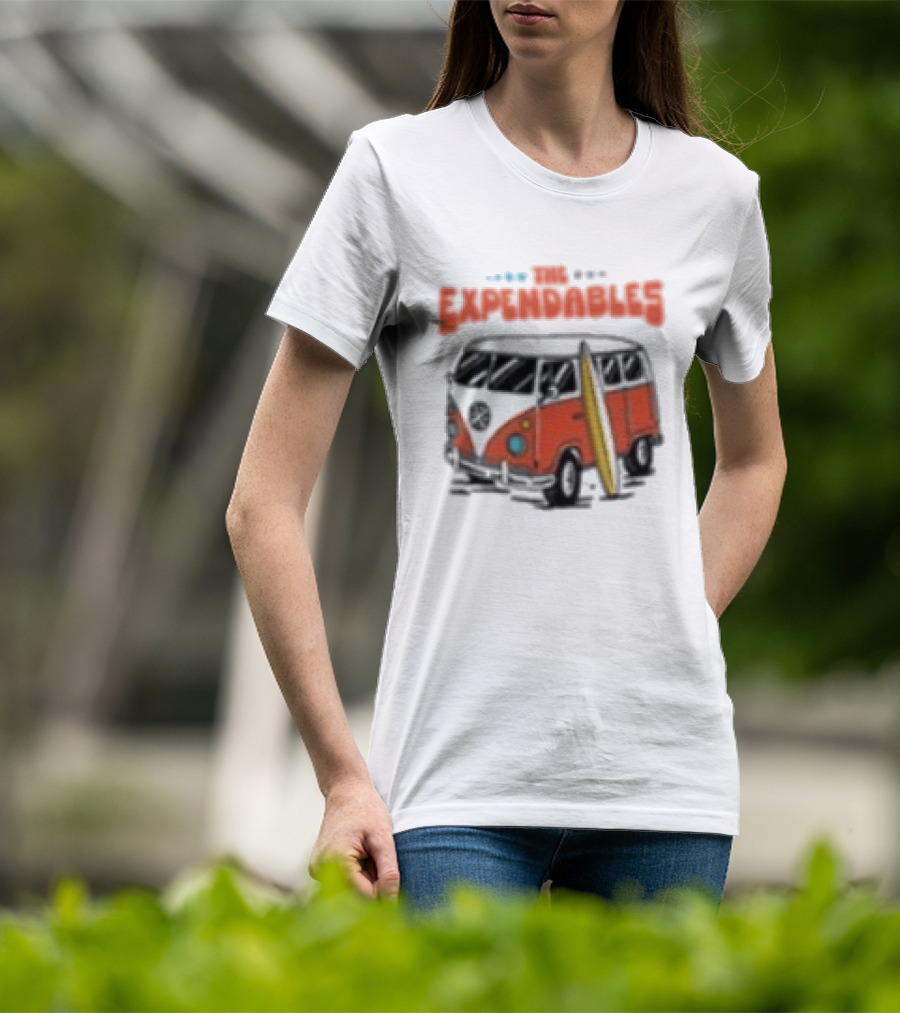 The Expendables Surfer Van Santa Cruz CA T-Shirt