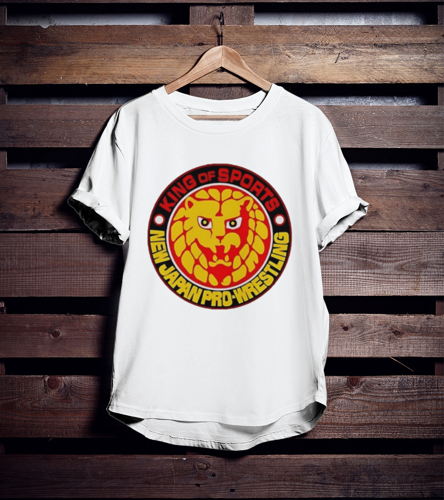 King Of Sports New Japan Pro Wrestling Lion T-Shirt