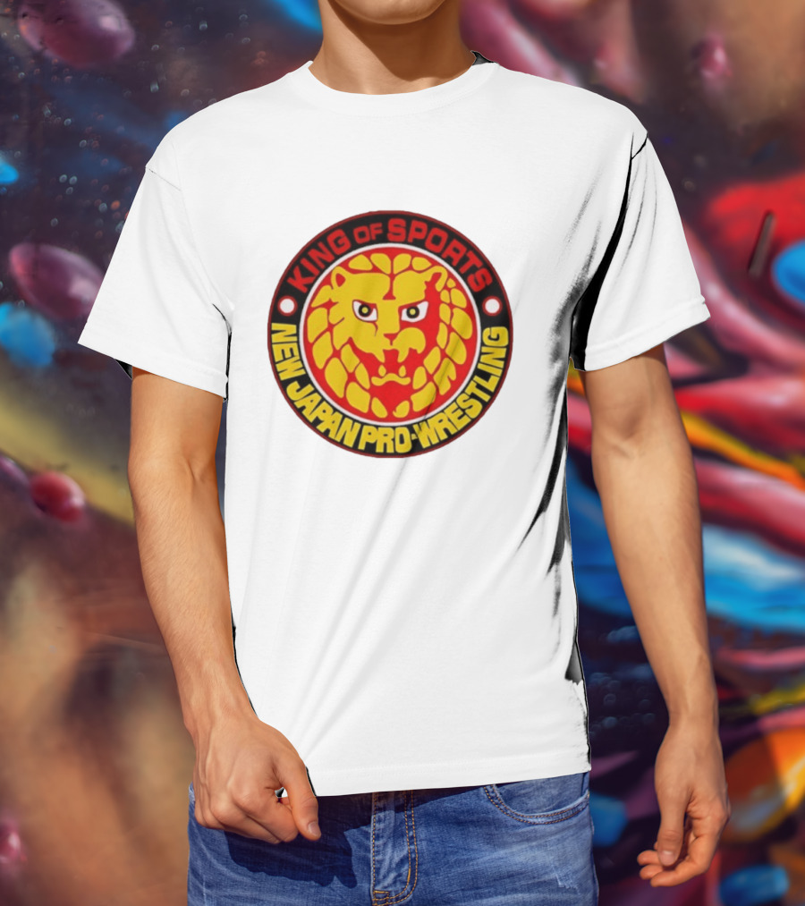 King Of Sports New Japan Pro Wrestling Lion T-Shirt