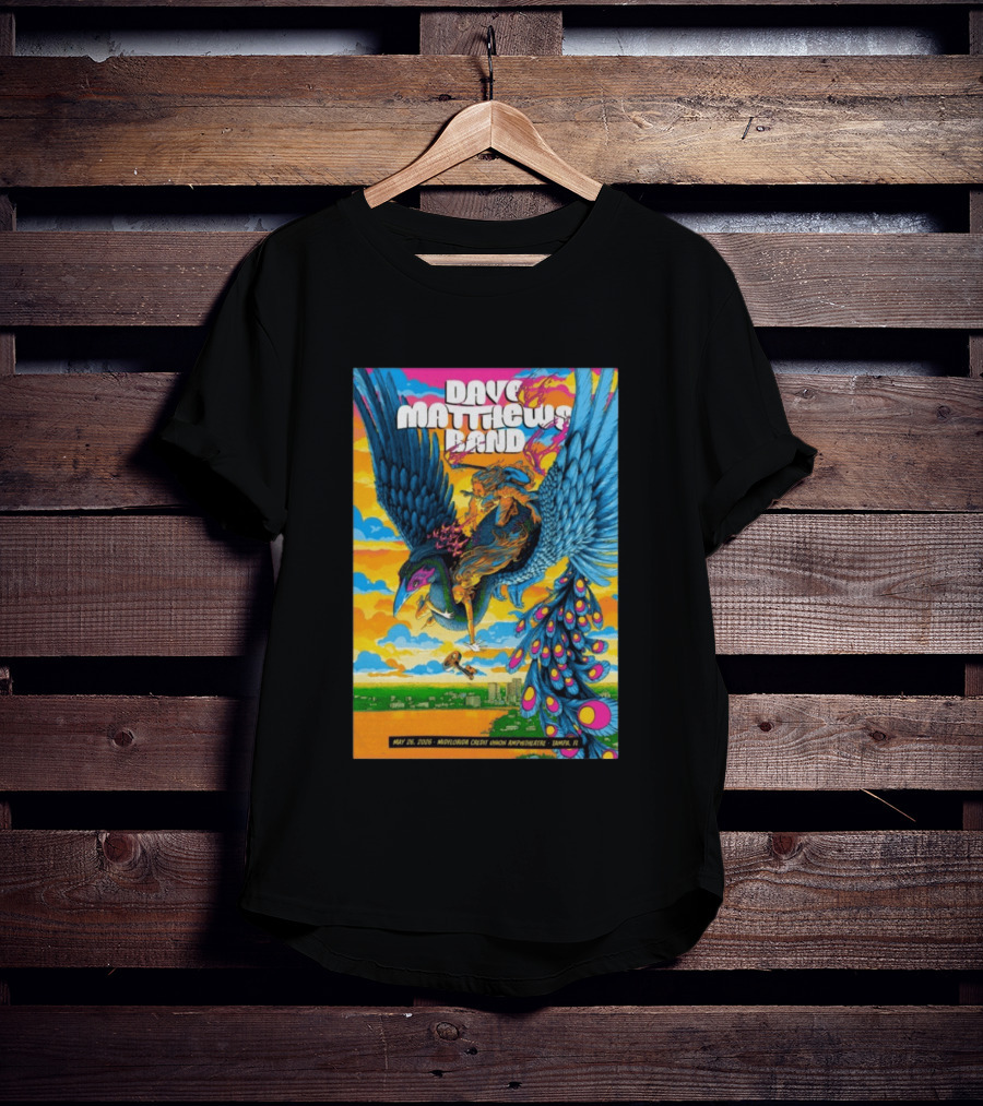 Dave Matthews Band May 26 2026 MidFlorida Credit Union Amphitheatre Tampa FL T-Shirt