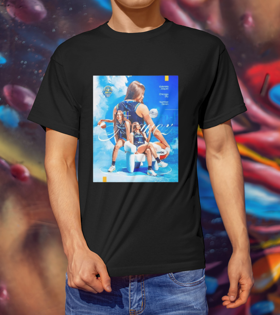 Chicago Sky Gabriela Jaquez Number Eleven Basketball T-Shirt