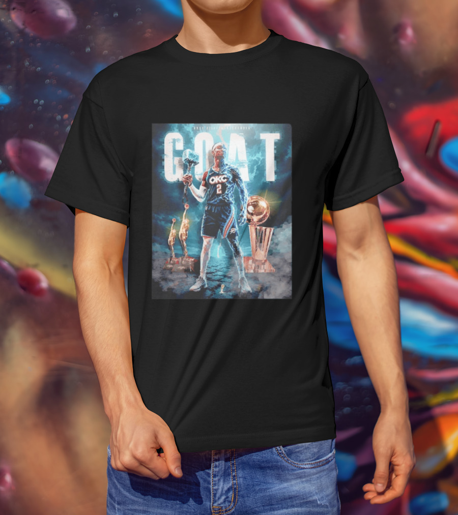 GOAT Shai Gilgeous Alexander OKC Thunder MVP And Awards T-Shirt