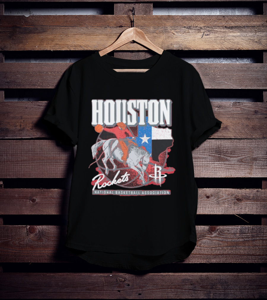 Houston Rockets National Basketball Association Texas Cowboys Basketball T-Shirt