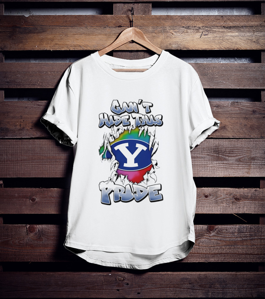 BYU Cougars Can't Hide This Pride Colorful T-Shirt