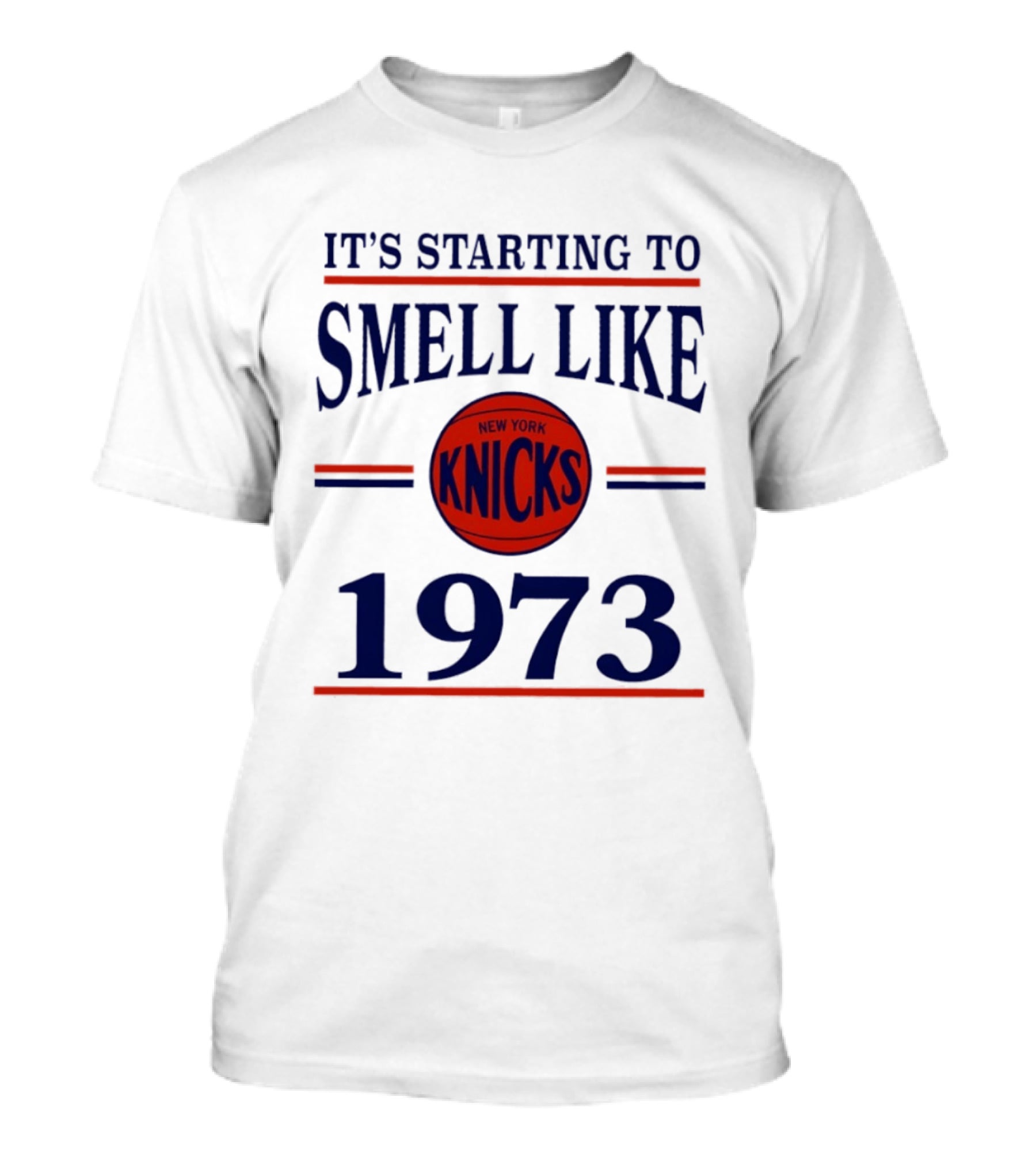 New York Knicks It's Starting To Smell Like 1973 Basketball Victory Nostalgia T-Shirt