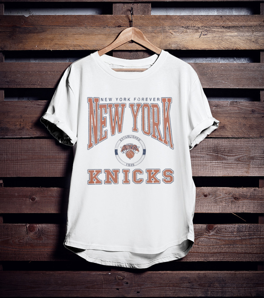 New York Knicks New York Forever Basketball 1946 T-Shirt