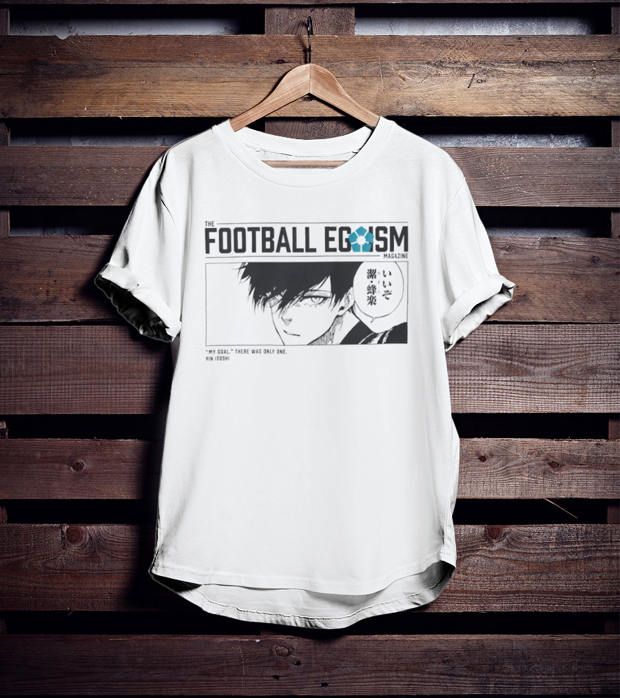 The Football Egoism Manga Rin Itoshi My Goal Blue Lock T-Shirt