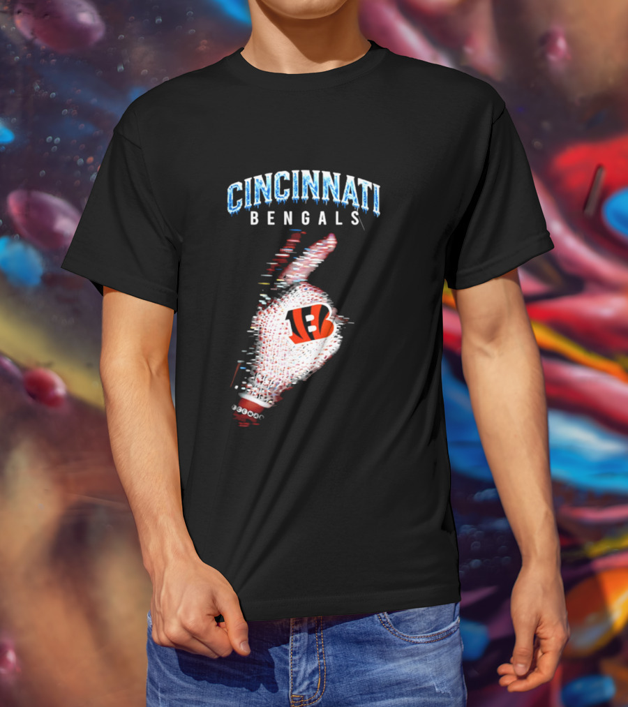Cincinnati Bengals Iceman Glove Logo 2026 T-Shirt
