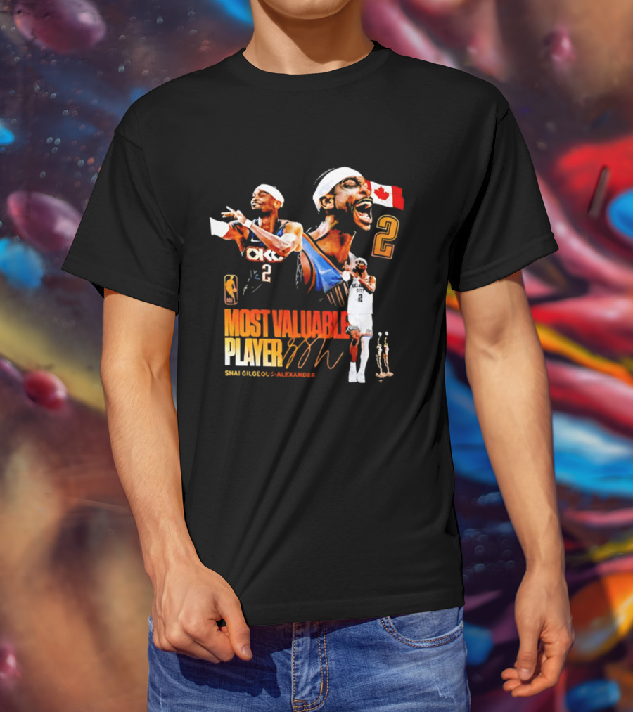 Shai Gilgeous Alexander Oklahoma City Thunder Canada Most Valuable Player 2026 T-Shirt