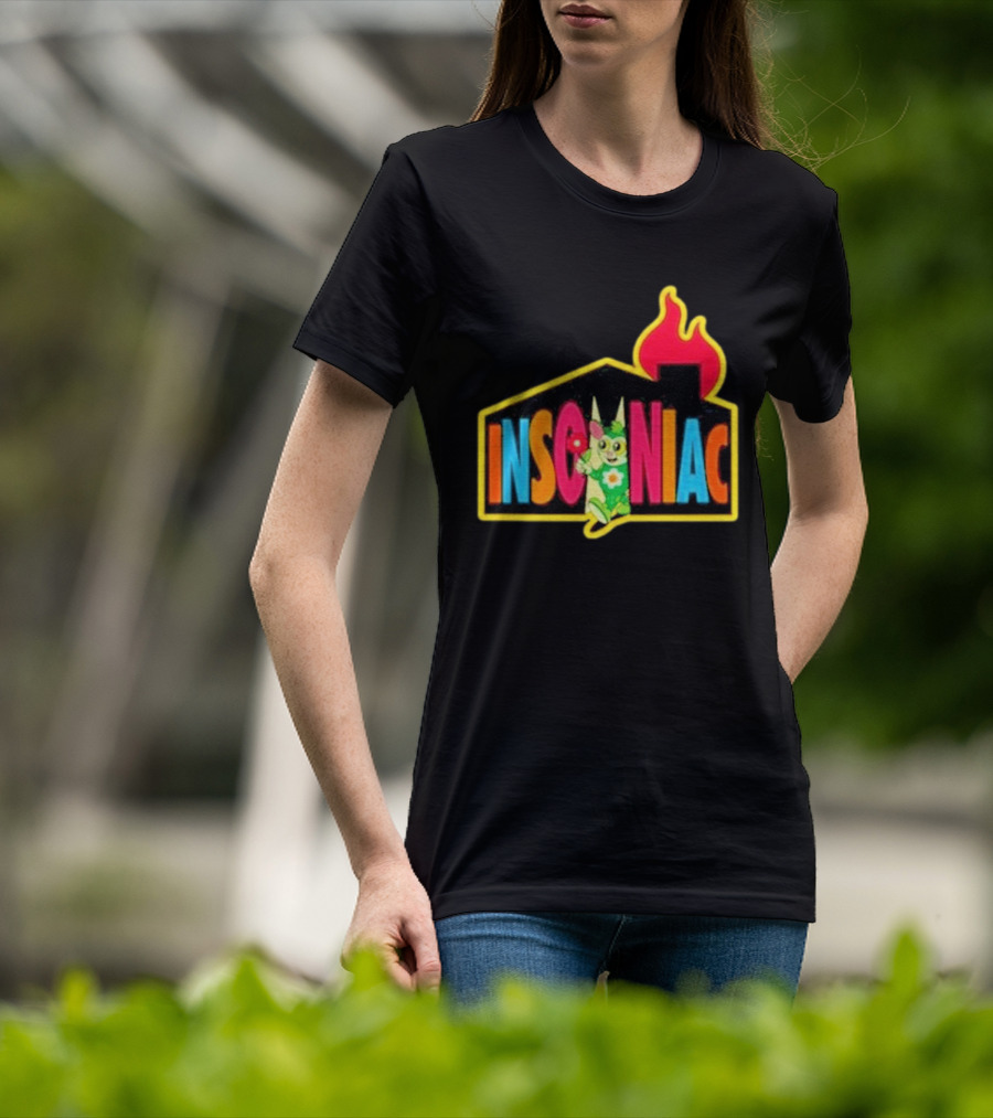 Dabsmyla X Insomniac House EDC Festival Art Collaboration T-Shirt