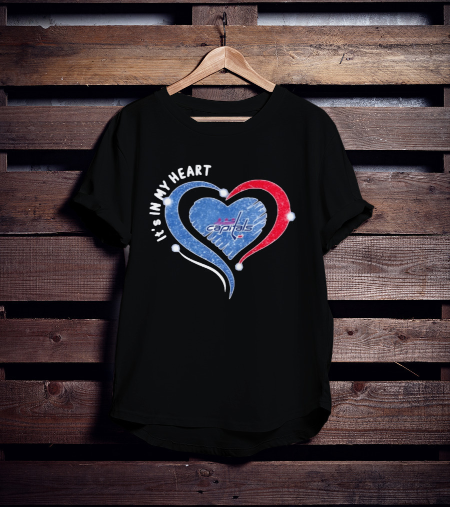 Washington Capitals It's In My Heart NHL 2026 Hockey T-Shirt