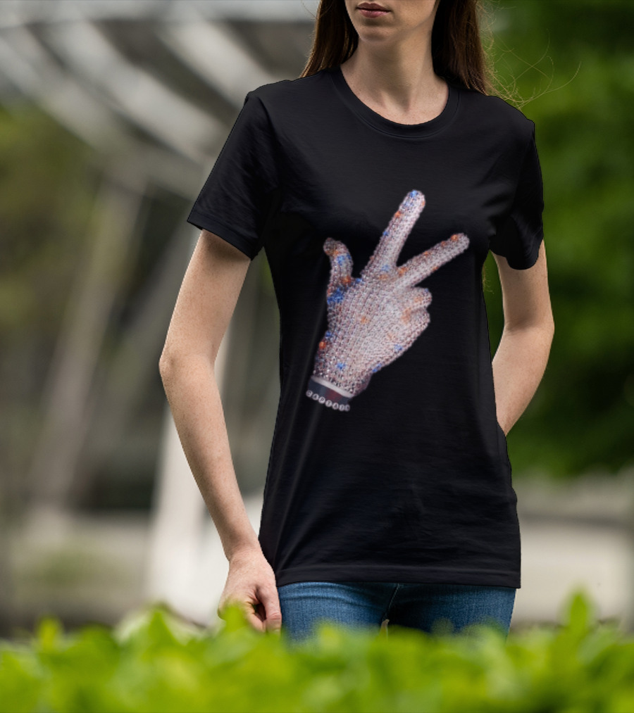 Jalen Brunson Captain New York Knicks Iceman Hand Crystal Glove Knicks T-Shirt
